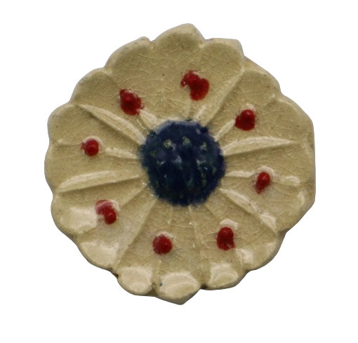 CERAMIC BROOCH