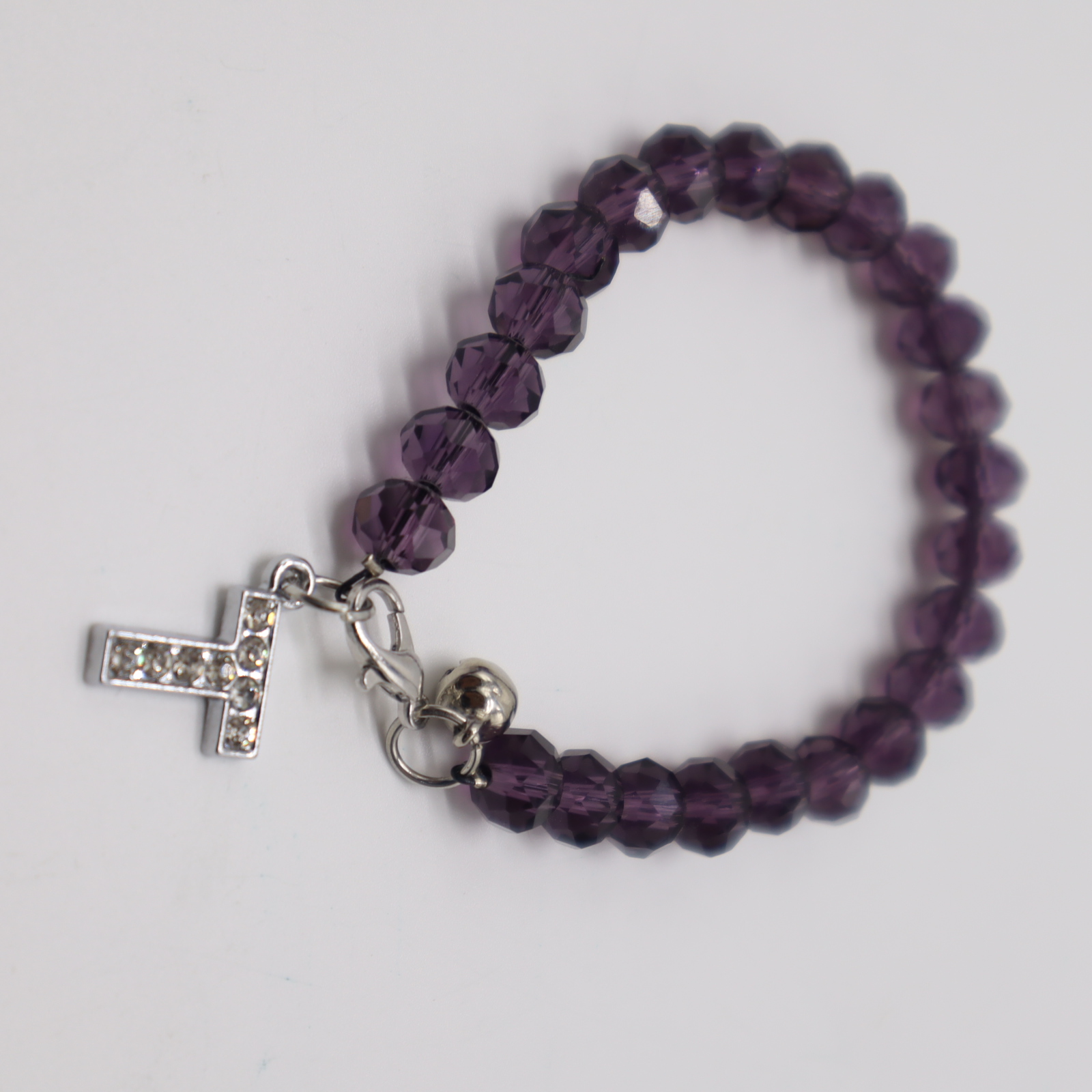 GELANG KRISTAL HURUF T