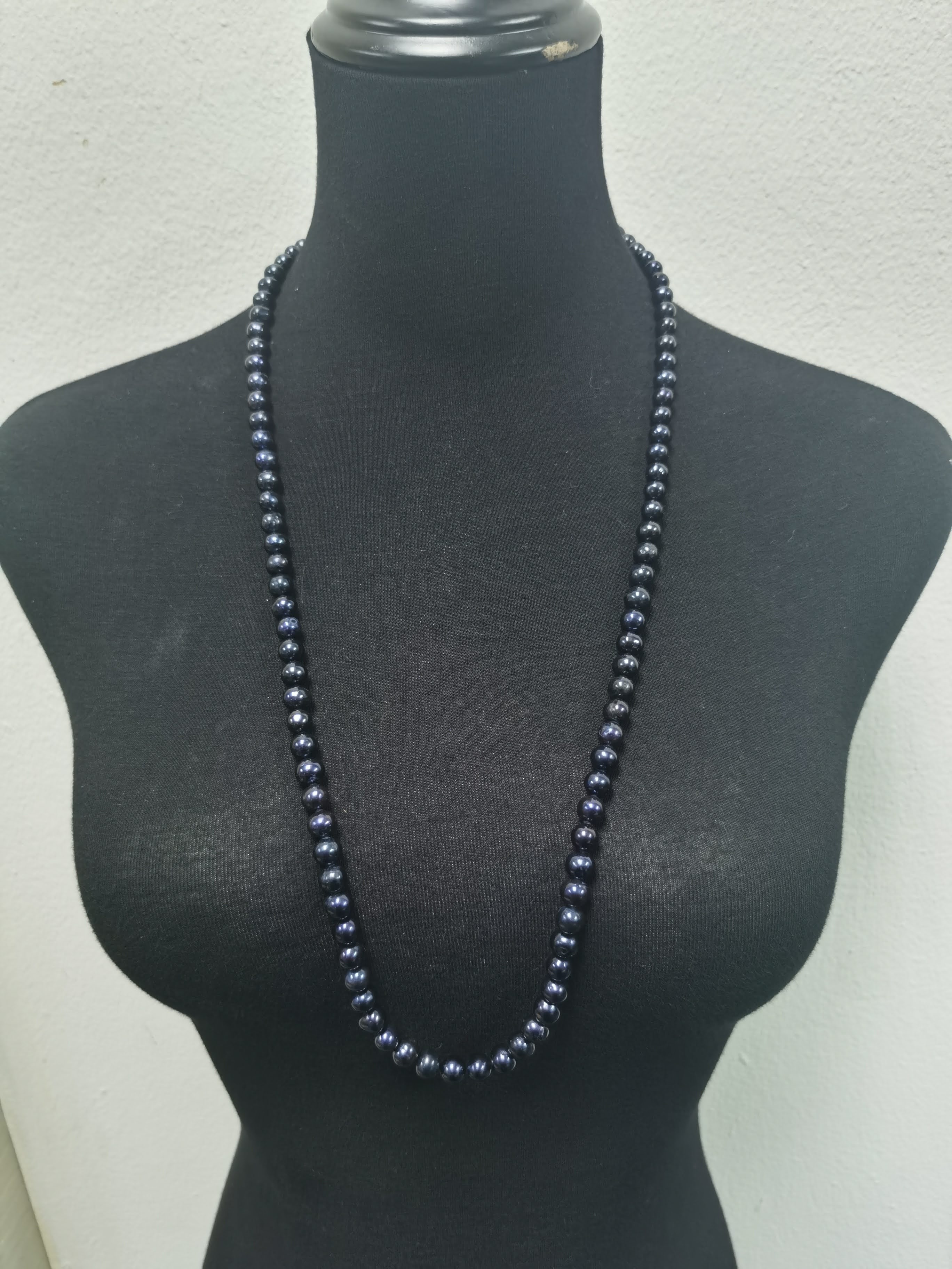 SET RANTAI MUTIARA + JAM TANGAN MUTIARA + GELANG DARK BLUE