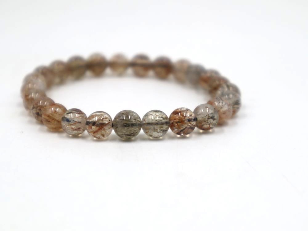 BLACK GOLD SUPER SEVEN QUARTZ BRACELET