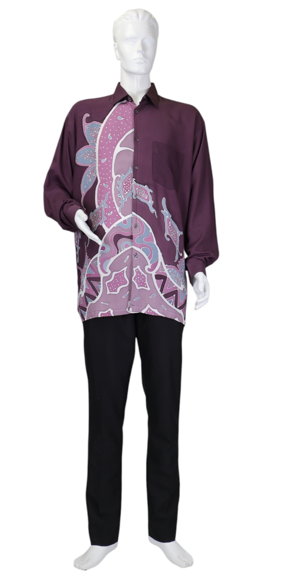 MEN'S LONG SLEEVE BATIK SHIRT