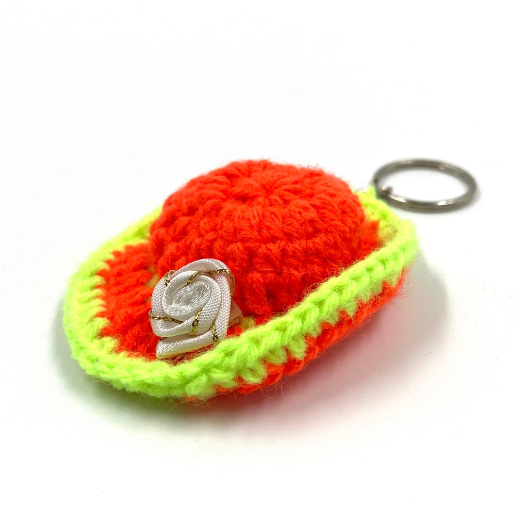 CROCHET HAT KEY CHAIN