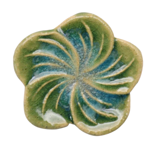 CERAMIC BROOCH