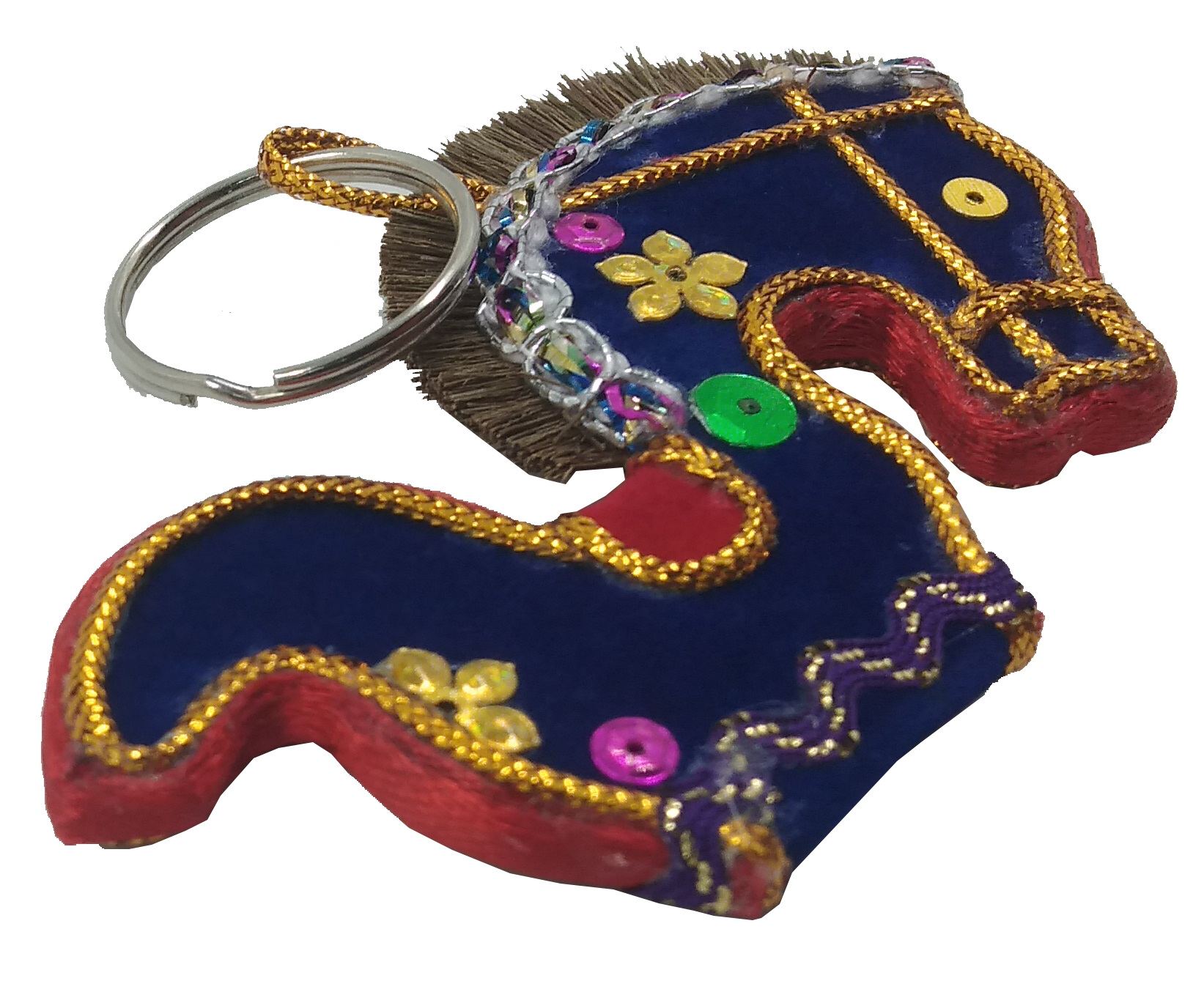 KEYCHAIN KUDA KEPANG KECIL BIRU