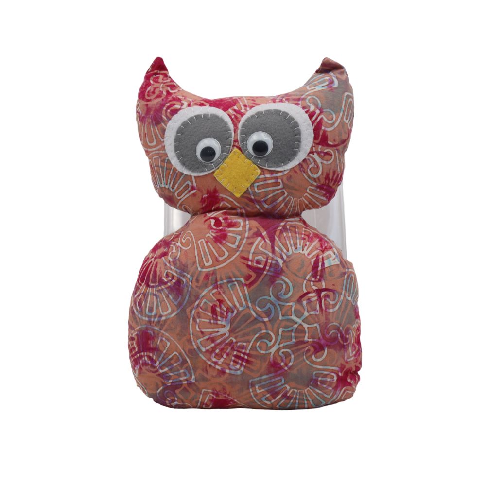 SOFT TOYS BURUNG HANTU (BATIK BLOK - M)
