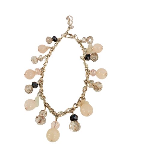 ROSE QUARTZ BRACELET (DANGLING) (3)