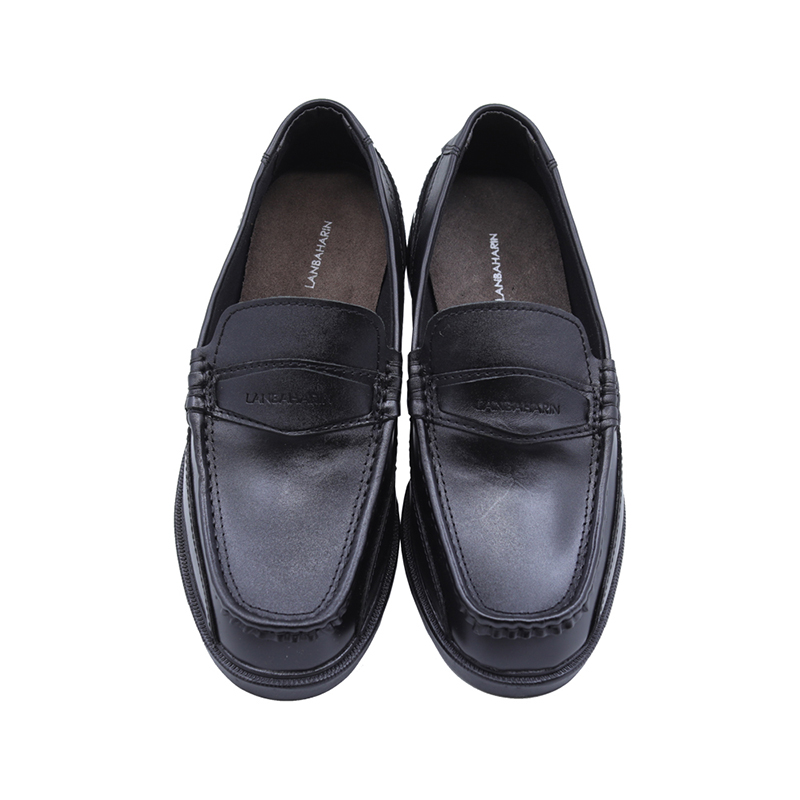SHOES LEATHER MOCCASIN PENNY LOAFERS