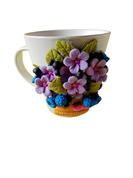 MUG CLAY DECO