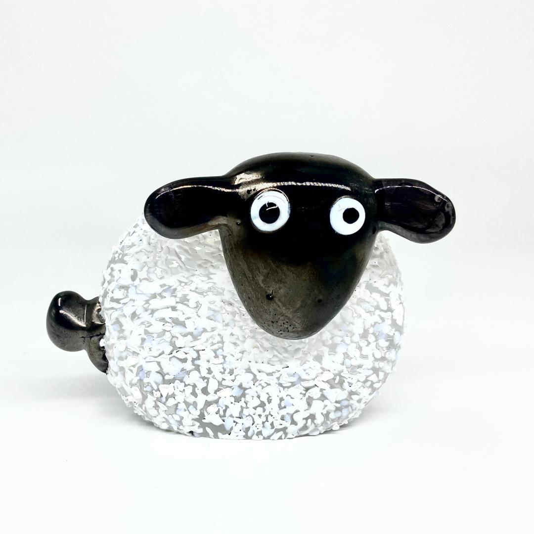 CRYSTAL SHEEP PAPER WEIGHT