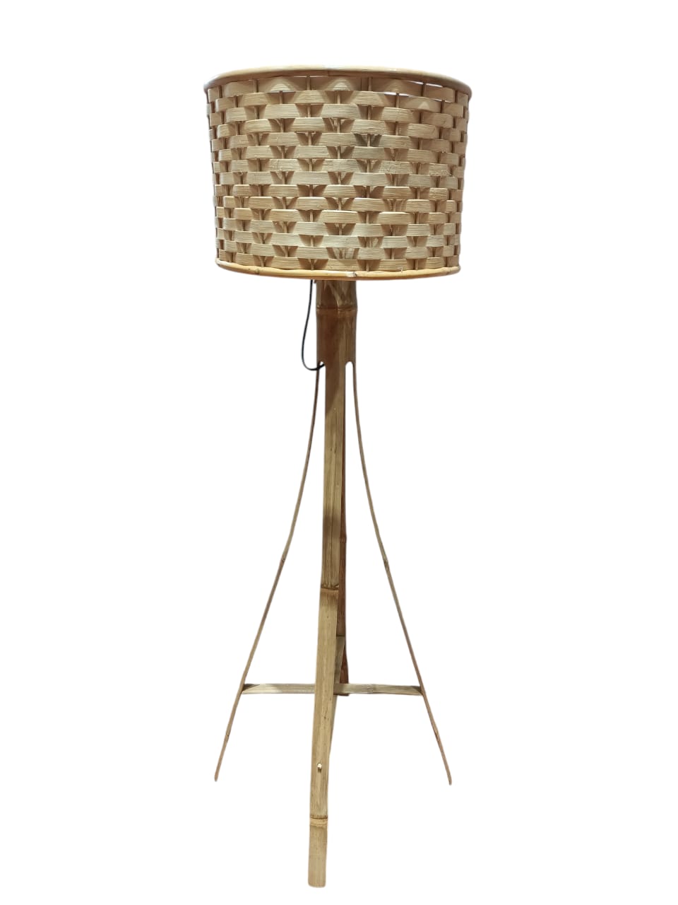 RATTAN LAMP STAND