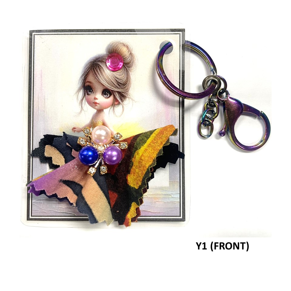 BATIK ALPHABET KEYCHAIN - Y