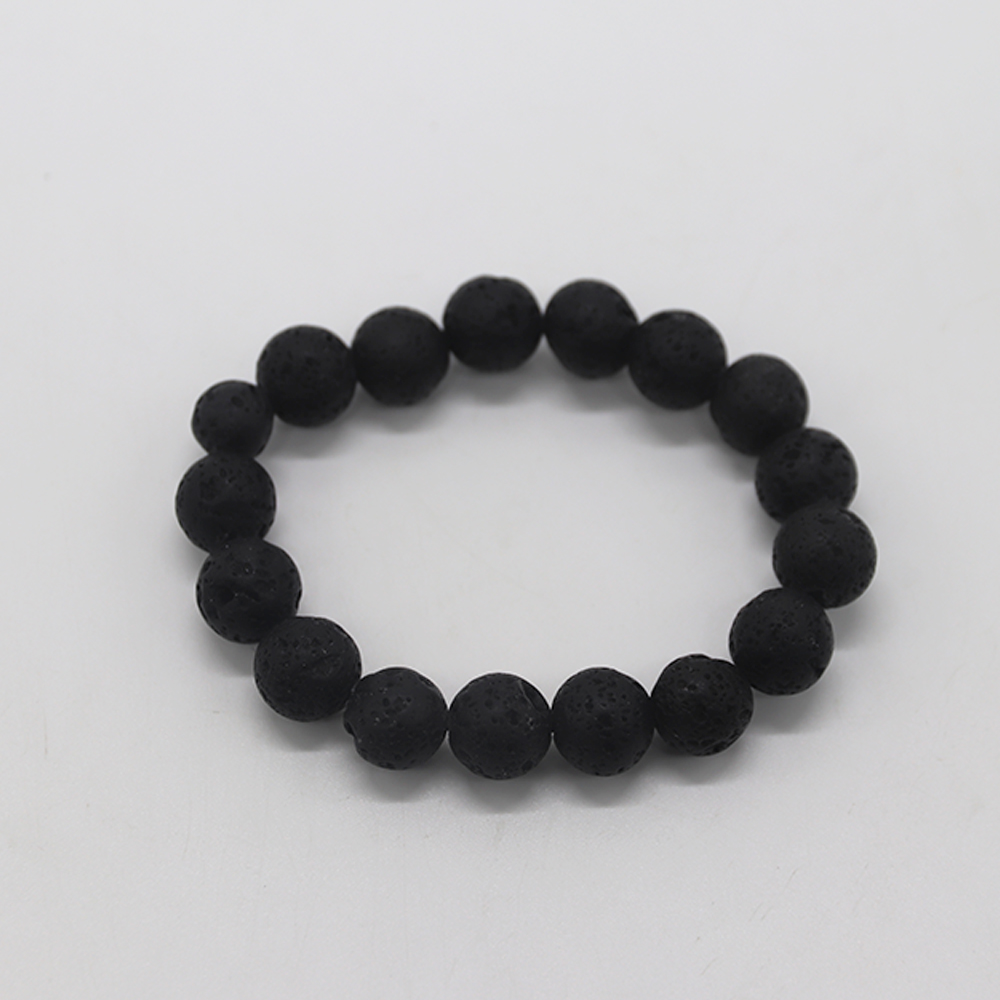 BLACK LIVER BEADS (M)