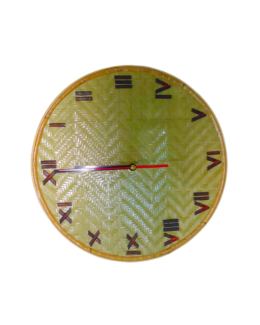 BAMBOO WALL CLOCK