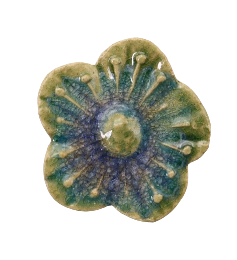 CERAMIC BROOCH