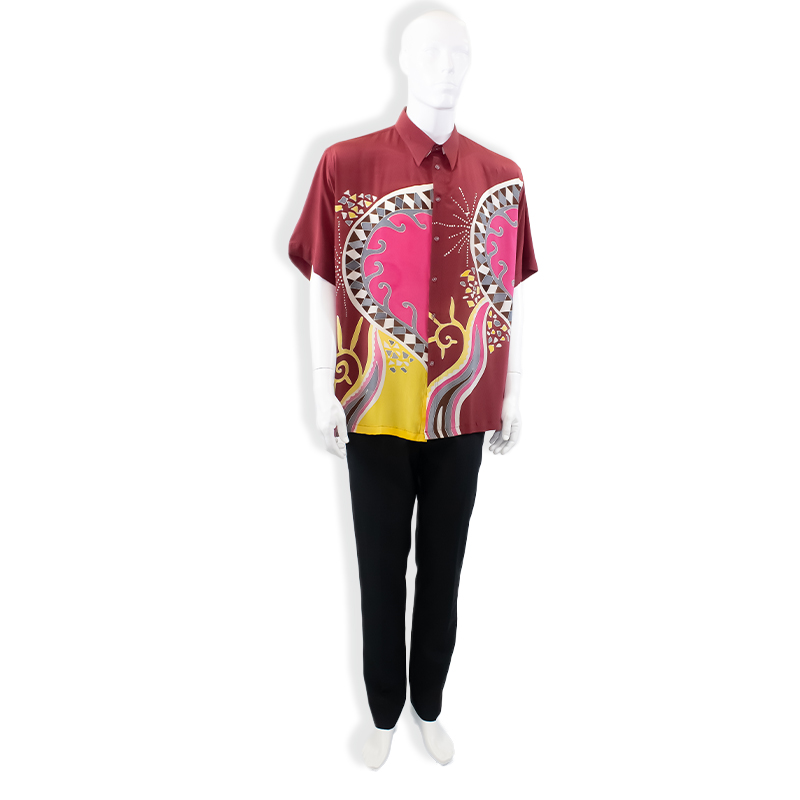 KEMEJA CREPE LENGAN PENDEK (1 LAYER)