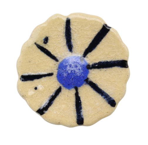 CERAMIC BROOCH