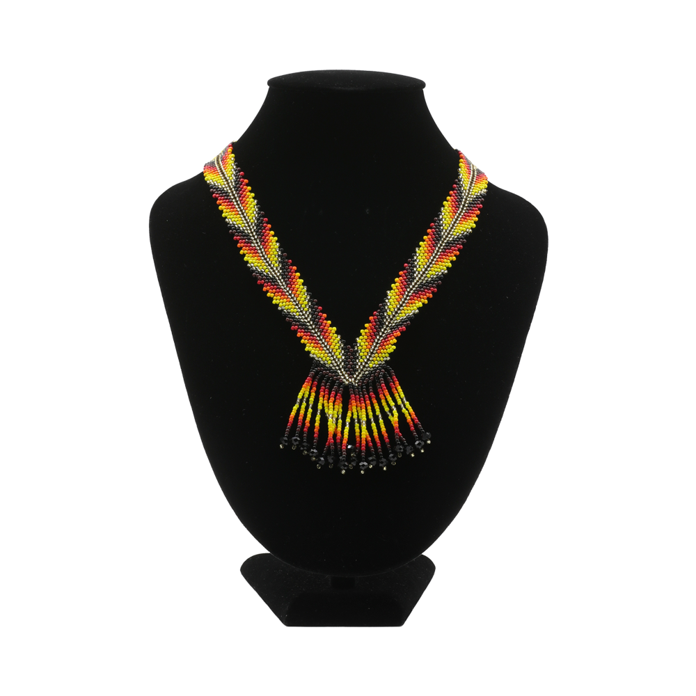 SARAWAK BEADS NECKLACE | PEYOTE STITCH