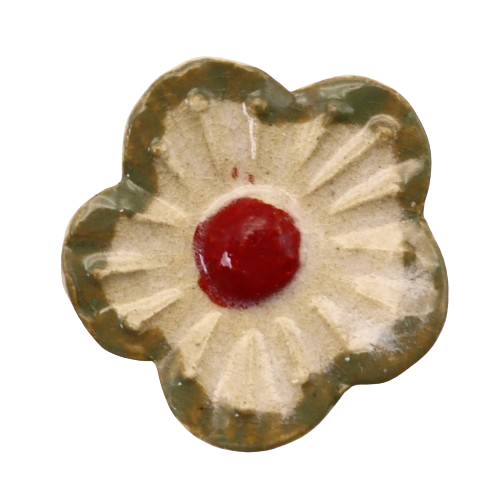 CERAMIC BROOCH