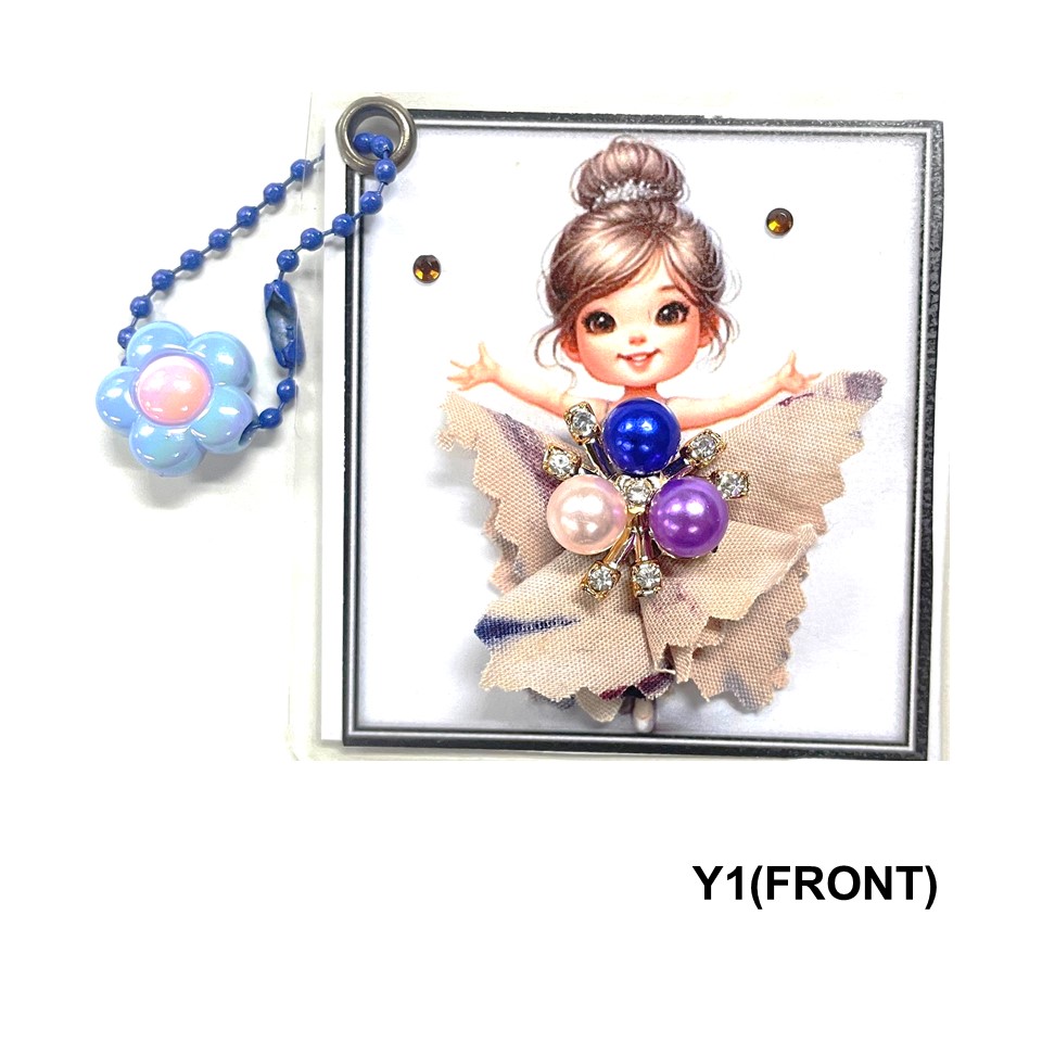 BATIK ALPHABET KEYCHAIN - Y