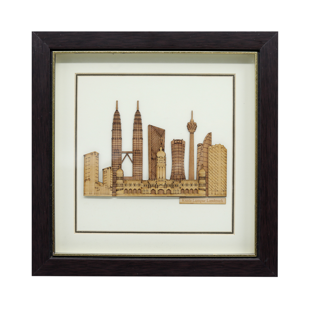 WOOD KL LANDMARK WITH FRAME