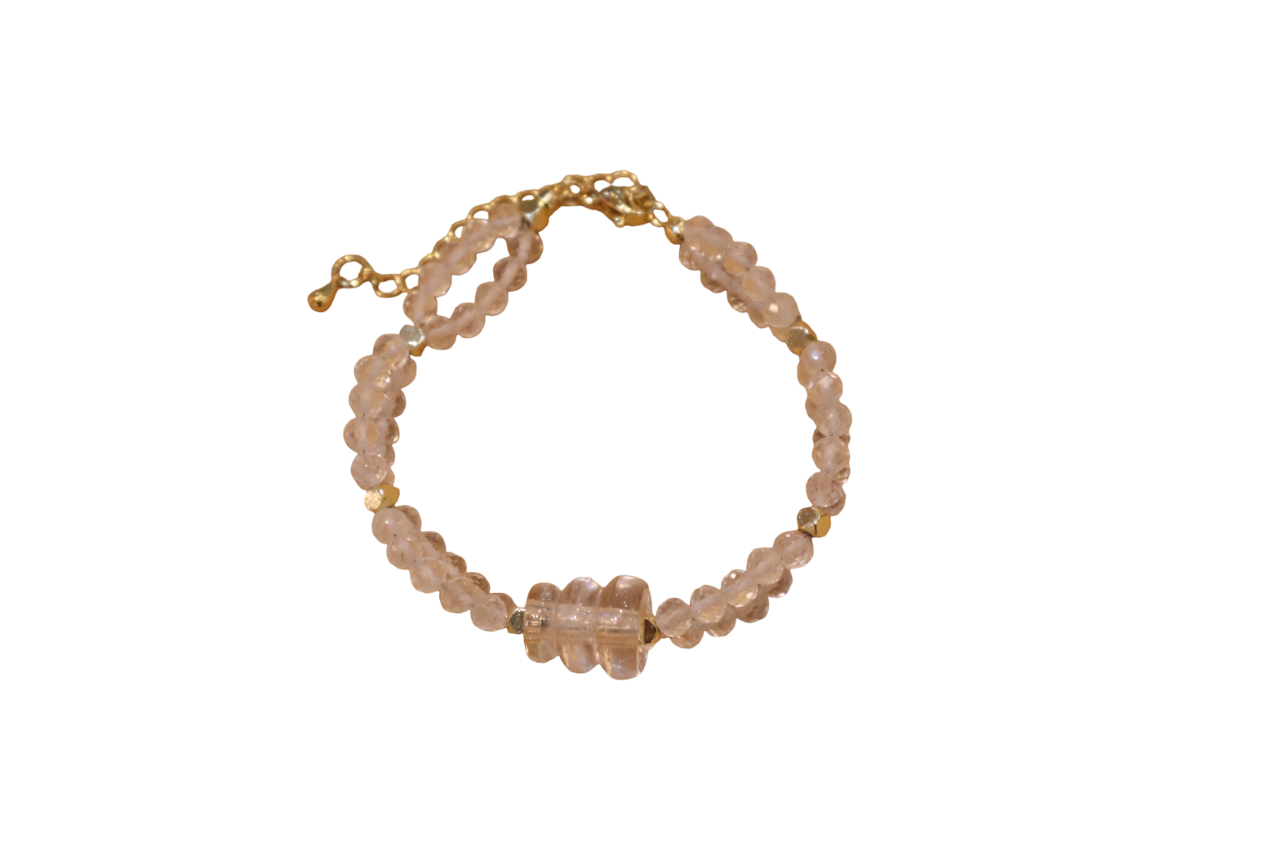 CLEAR QUARTZ BRACELET
