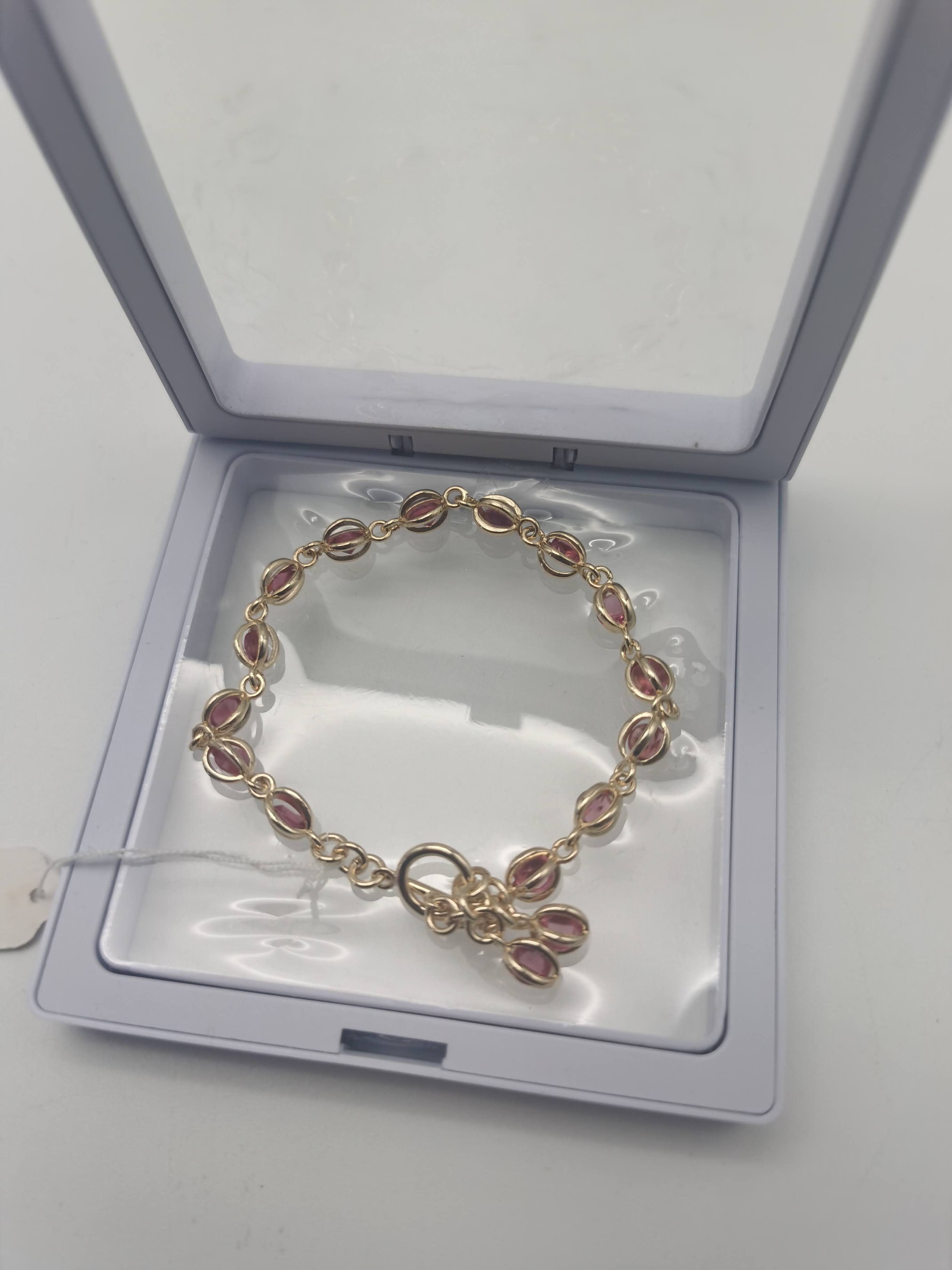 GELANG ROSEGOLD CRYSTAL S