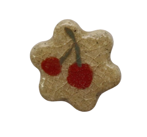 CERAMIC BROOCH