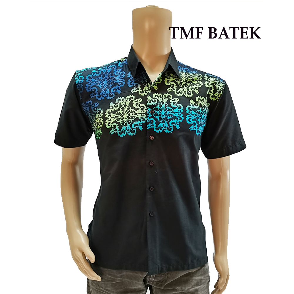 (PRE-ORDER 814) KEMEJA BATIK TMF LENGAN PENDEK SLIM FIT