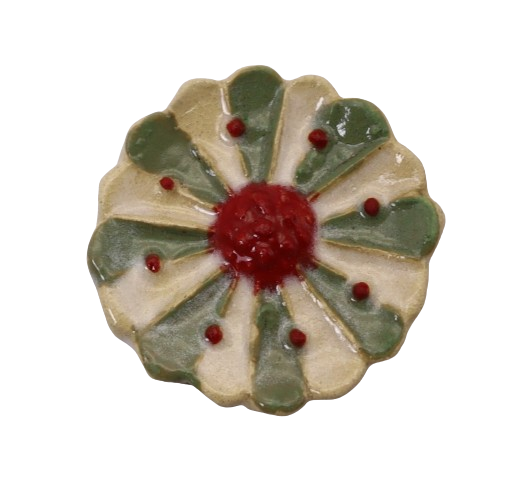 CERAMIC BROOCH