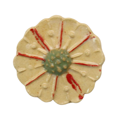 CERAMIC BROOCH