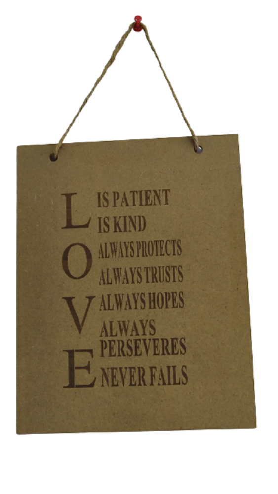 MOTIVATION TEXT LASER CUT