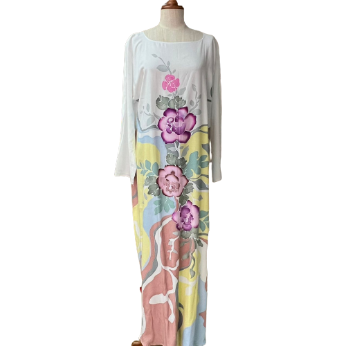 KAFTAN LUKIS (PUTIH)