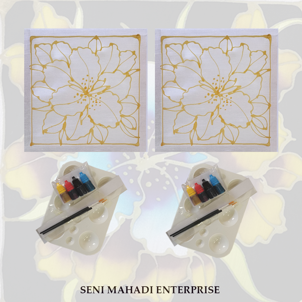 (90) BATIK KIT DIY BUNGA ORKID (COMBO 2)