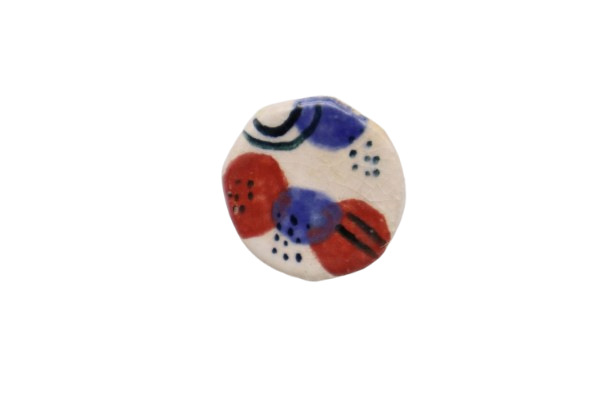 CERAMIC BROOCH