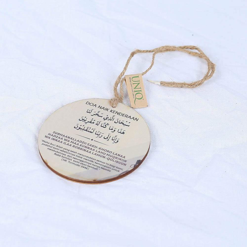 HIASAN KERETA KALIGRAFI ECO PRINT 3