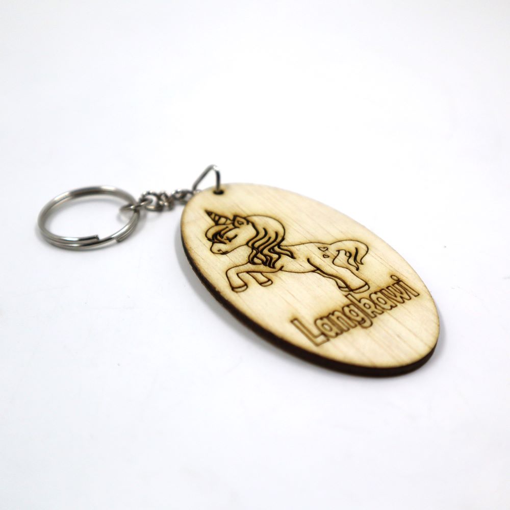 WOODEN KEYCHAIN