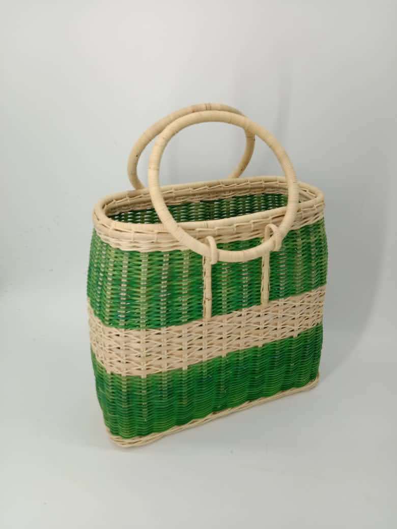 BAKUL ROTAN KEMASAN KULIT ROTAN