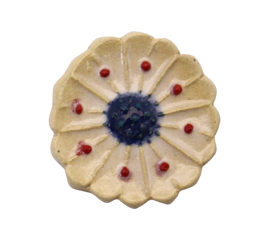 CERAMIC BROOCH