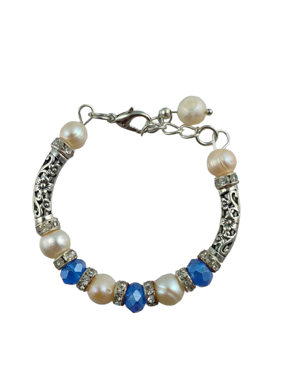 PURE PEARL AND PRECIOUS STONE BRACELET