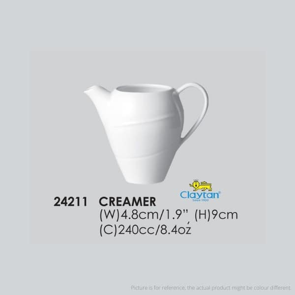 CLAYTAN - 8.4oz CREAMER - DRINKING HOTELWARE