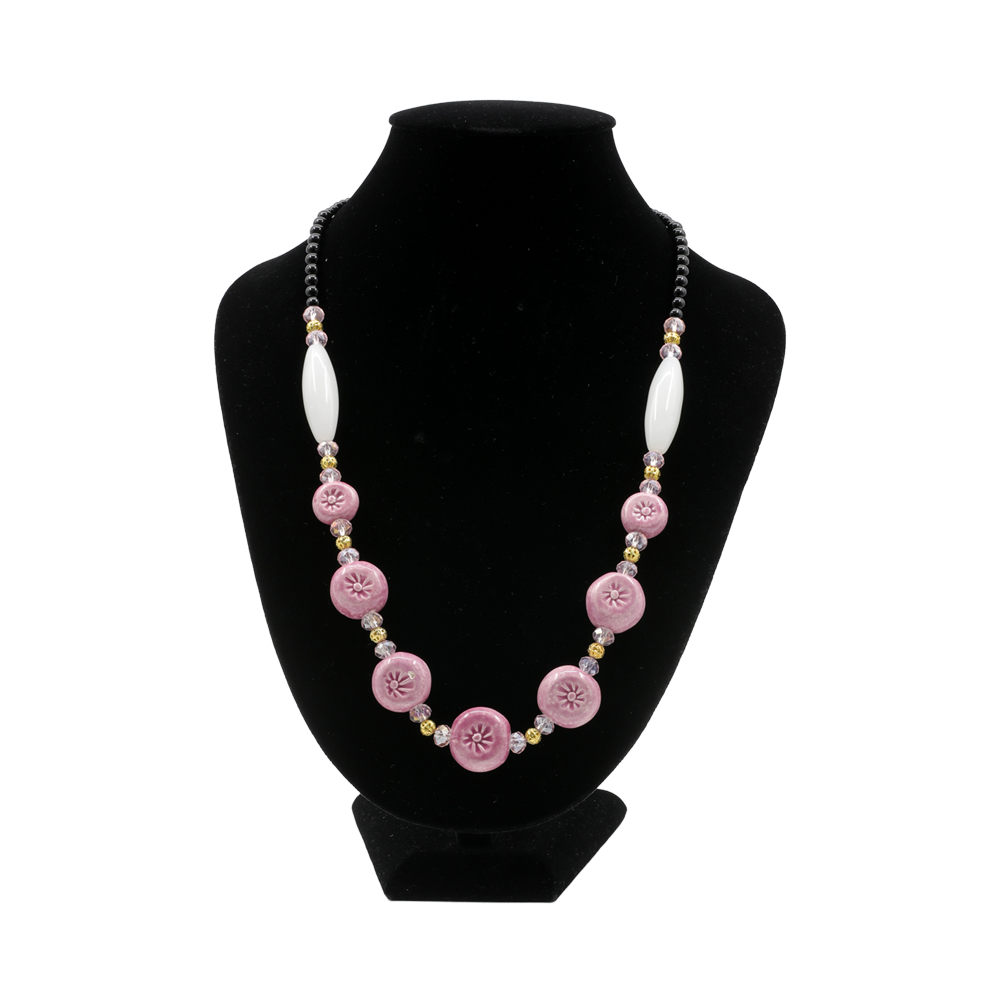 RANTAI SERAMIK PINK KISH