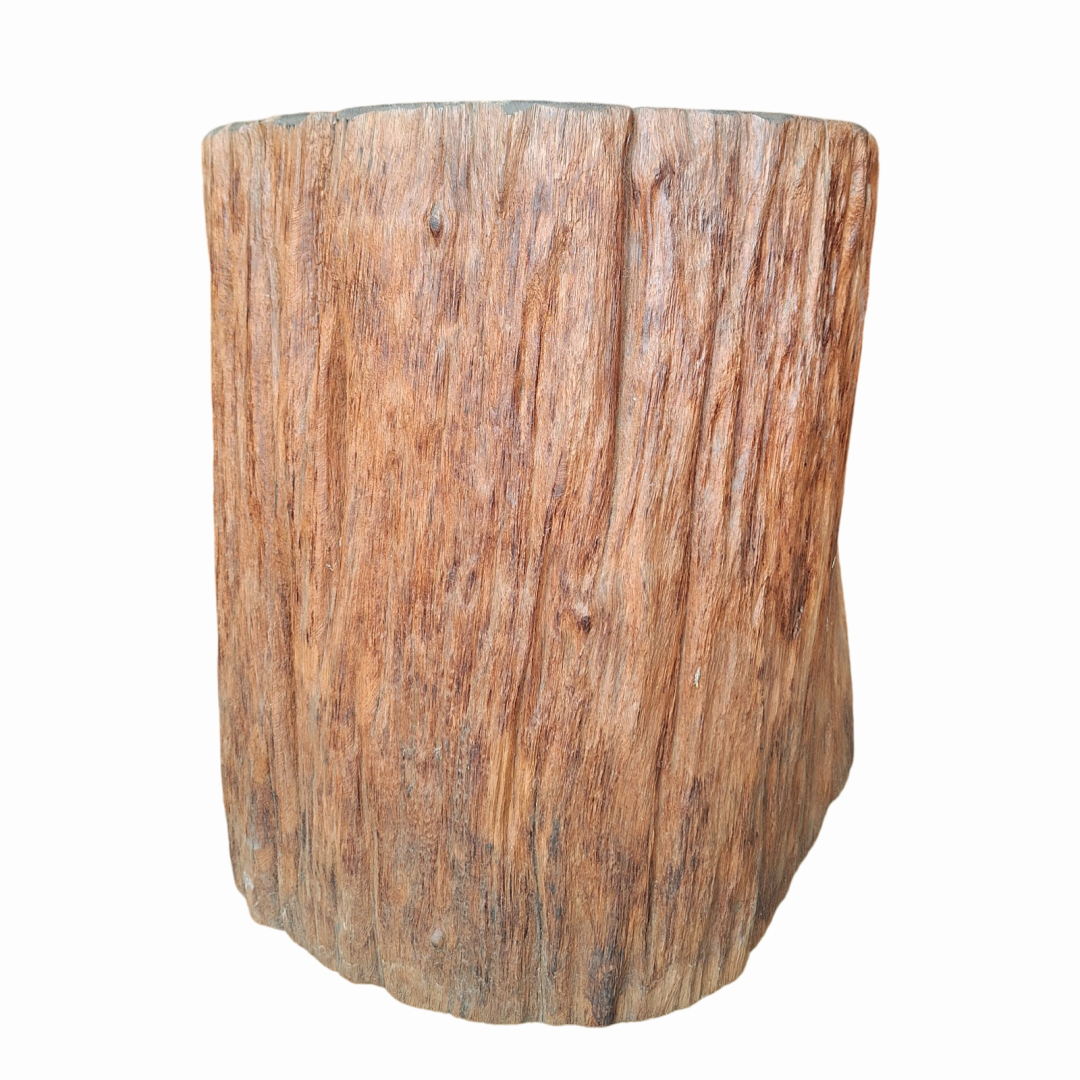 RUSTIC MERBAU STOOL
