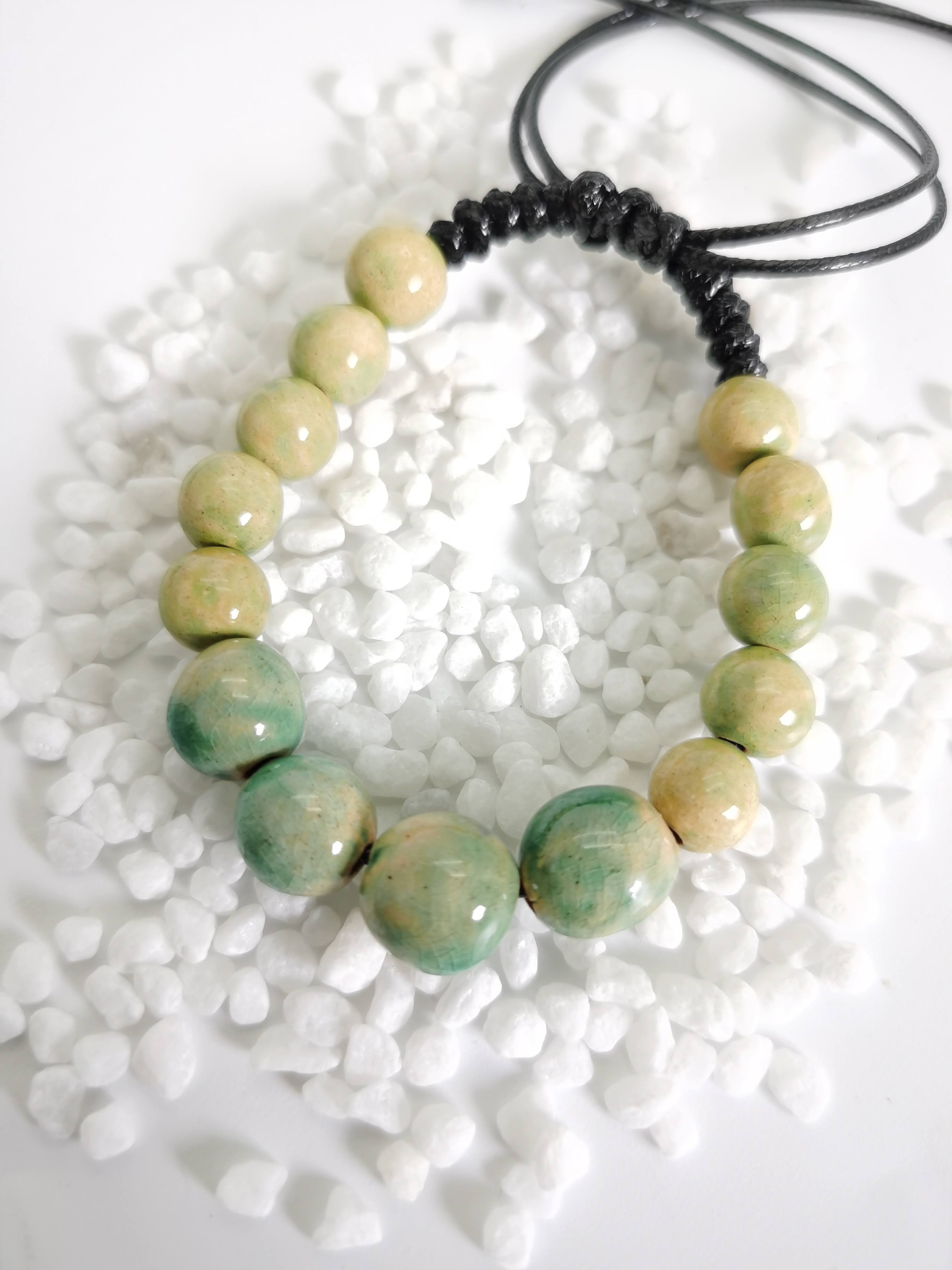 PARADISE GREEN CERAMIC CHRISTY BANGLE