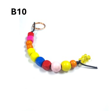BEADED KEYCHAIN