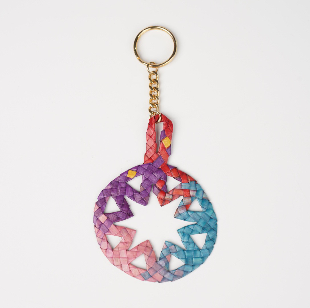 MAH MERI PANDANUS WEAVING KEYCHAIN