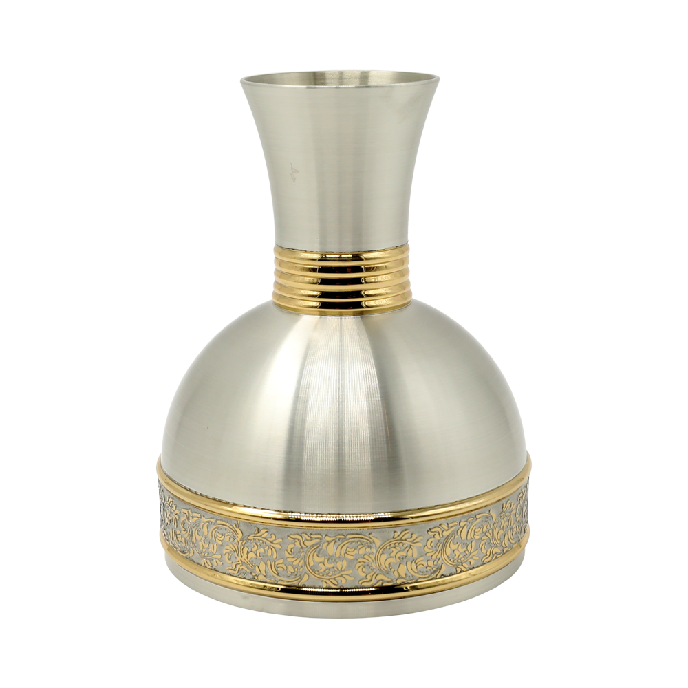 5010CG - PEWTER VASE (GOLD PLATED)
