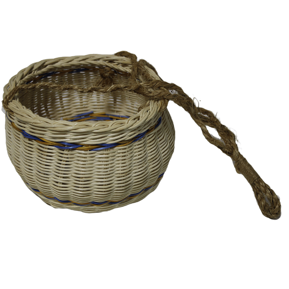 RATTAN HANGING FLOWER POT PJN