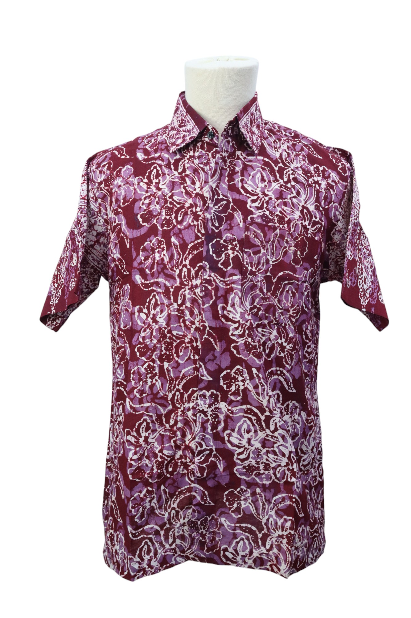 KEMEJA BATIK LELAKI COTTON LENGAN PENDEK