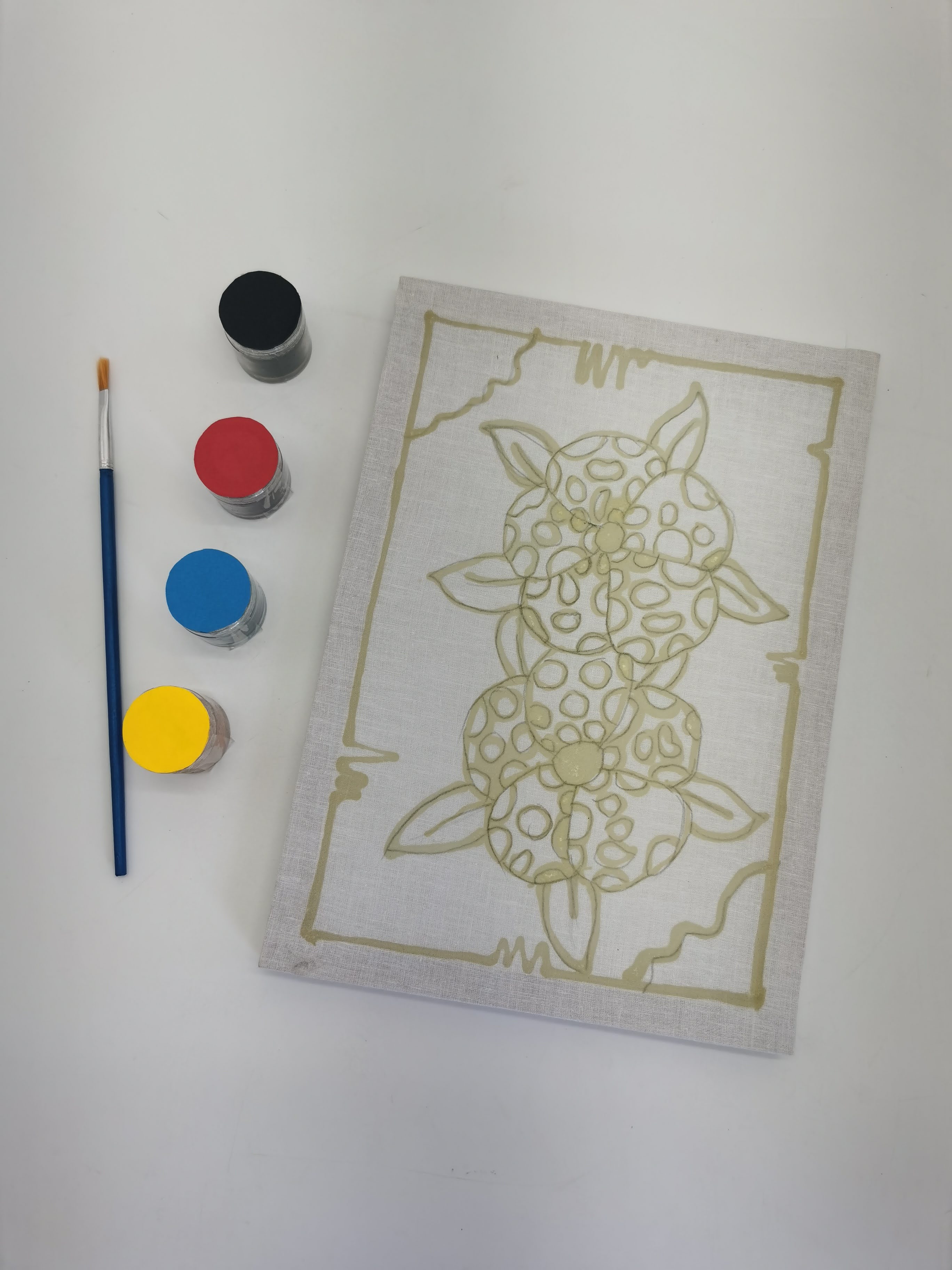 BATIK PAINTING SET (MOTIF - BUNGA RAFFLESIA)