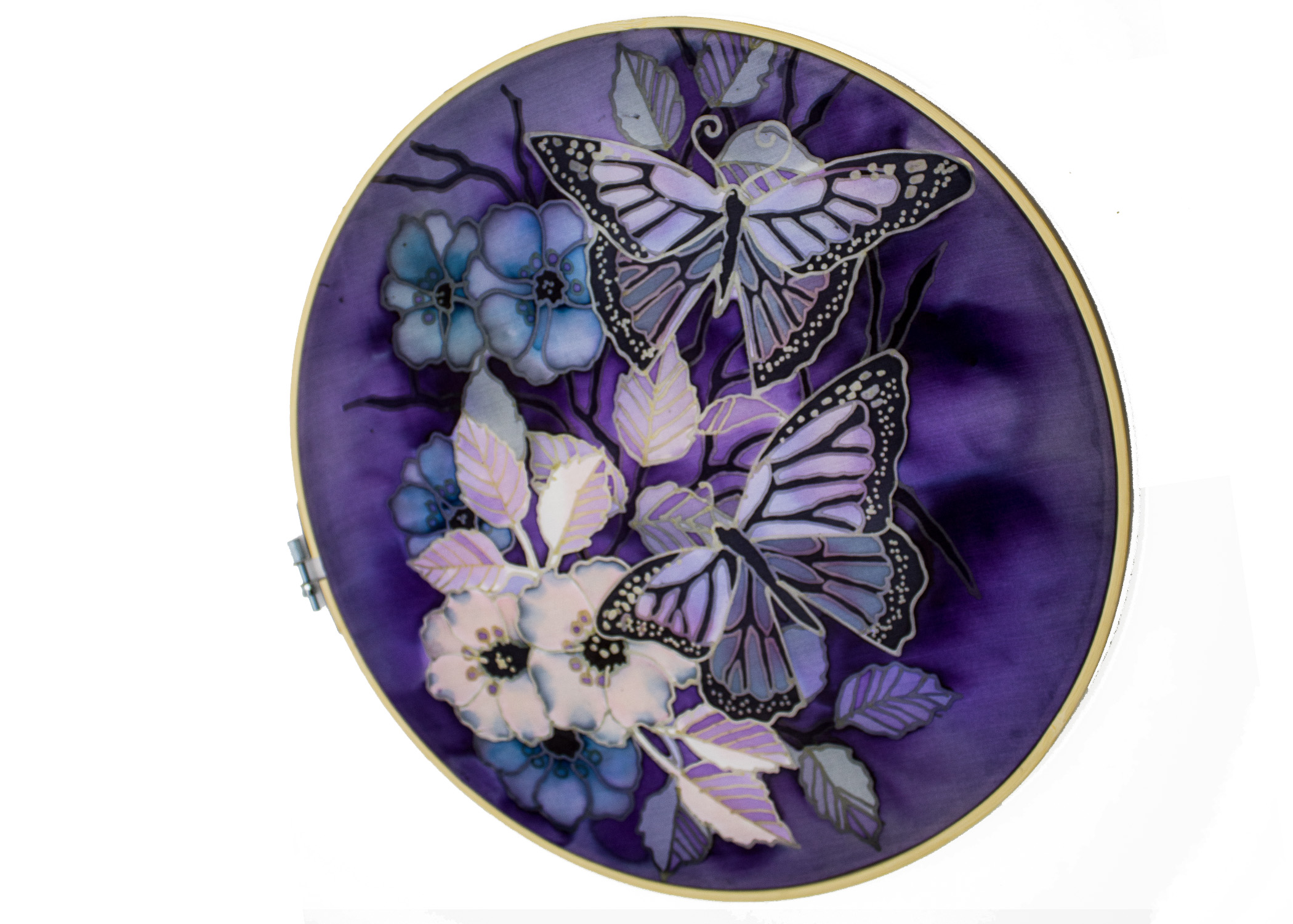 CATAN BATIK RAMA-RAMA DAN BUNGA